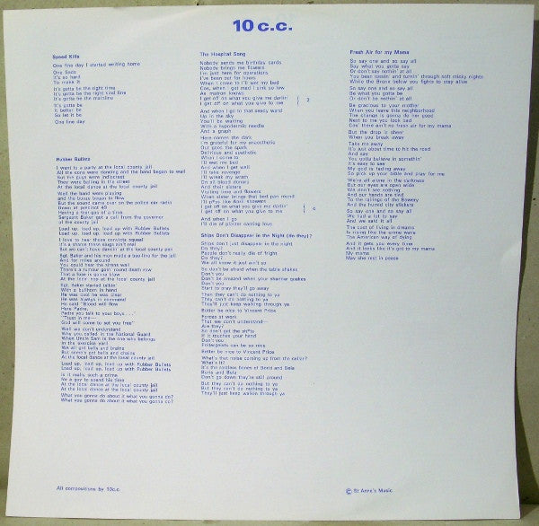 10cc : 10cc (LP, Album, Sil)
