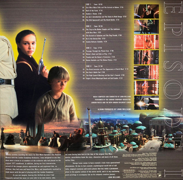 John Williams (4) : Star Wars - Episode I: The Phantom Menace (Original Motion Picture Soundtrack) (2xLP, Album, Pic, Gat)