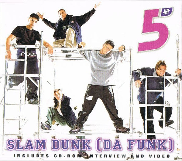 Five : Slam Dunk (Da Funk) (CD, Single, Enh, CD1)