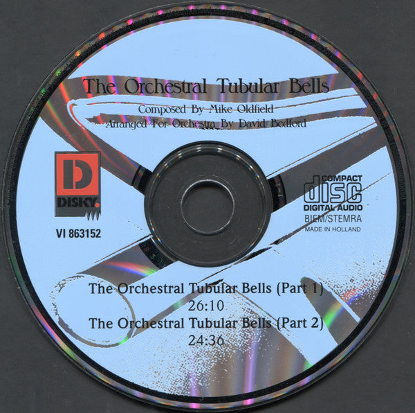 Royal Philharmonic Orchestra With Mike Oldfield , Conducted By David Bedford : The Orchestral Tubular Bells (CD, Album, RE, EMI)