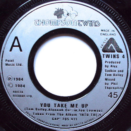 Thompson Twins : You Take Me Up (7", Single, Sil)