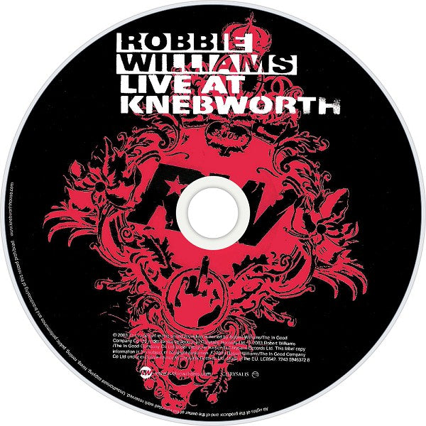 Robbie Williams : Live At Knebworth (CD, Album)