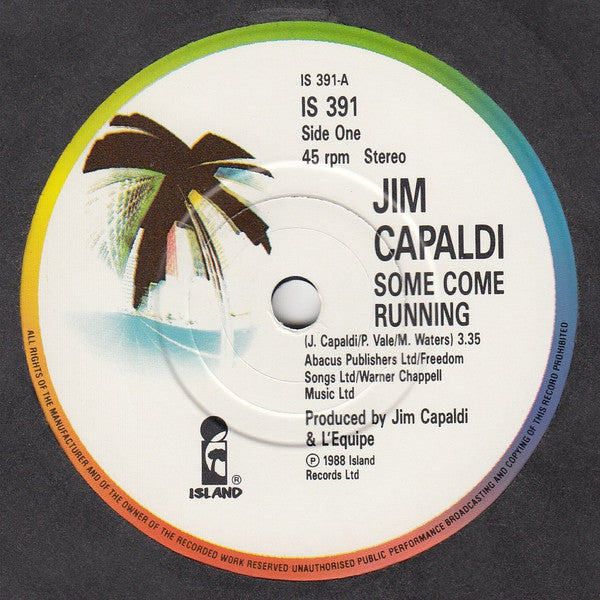 Jim Capaldi : Some Come Running (7")