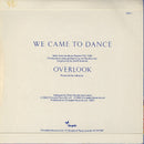 Ultravox : We Came To Dance (7", Single)