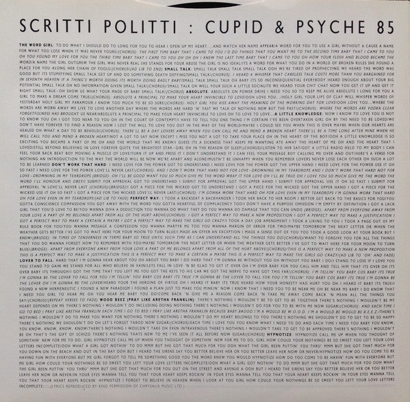 Scritti Politti : Cupid & Psyche 85 (LP, Album)