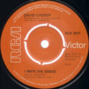 David Cassidy : I Write The Songs (7", Single, Pus)