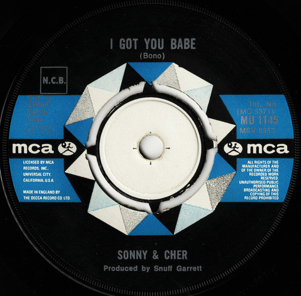 Sonny & Cher : All I Ever Need Is You (7", Single)