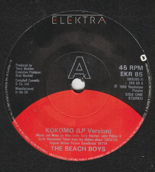 The Beach Boys : Kokomo (7", Single)