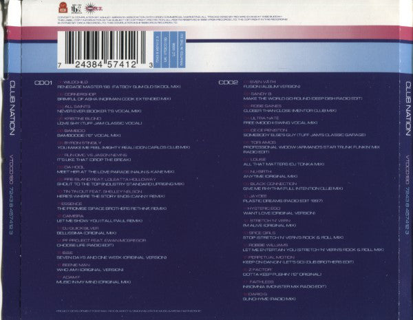 Various : Club Nation (2xCD, Mixed)