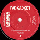 Fad Gadget : Collapsing New People (7", Single)