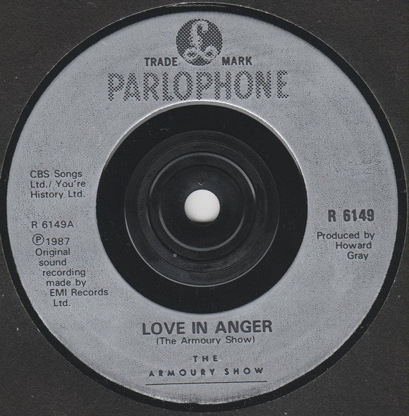 The Armoury Show : Love In Anger (7", Single, Sil)