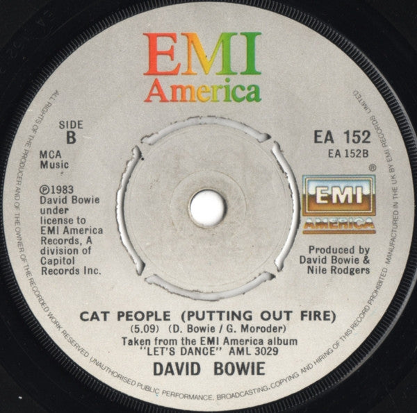 David Bowie : Let's Dance (7", Single)