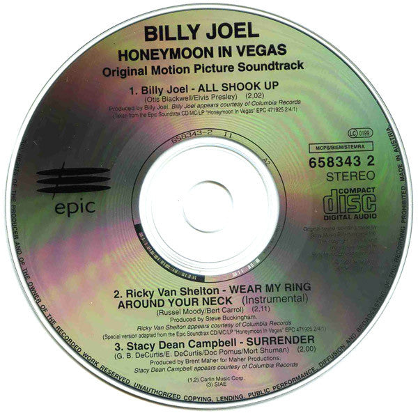 Billy Joel : All Shook Up (CD, Single)