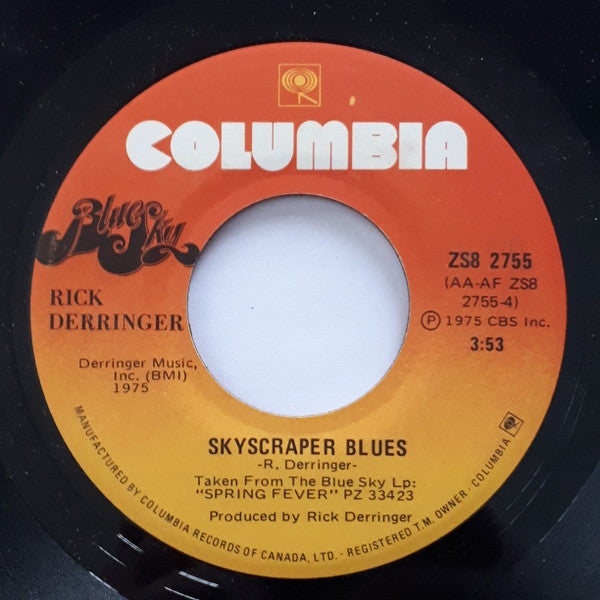 Rick Derringer : Hang On Sloopy (7", Single)
