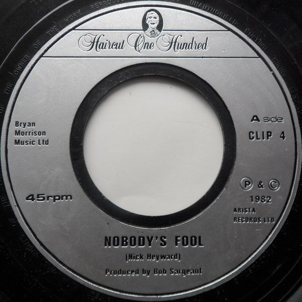 Haircut One Hundred : Nobody's Fool (7", Single, Sil)