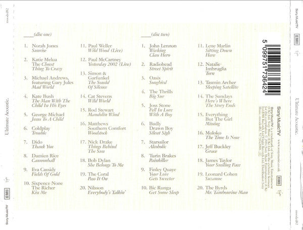 Various : Ultimate Acoustic (2xCD, Comp)