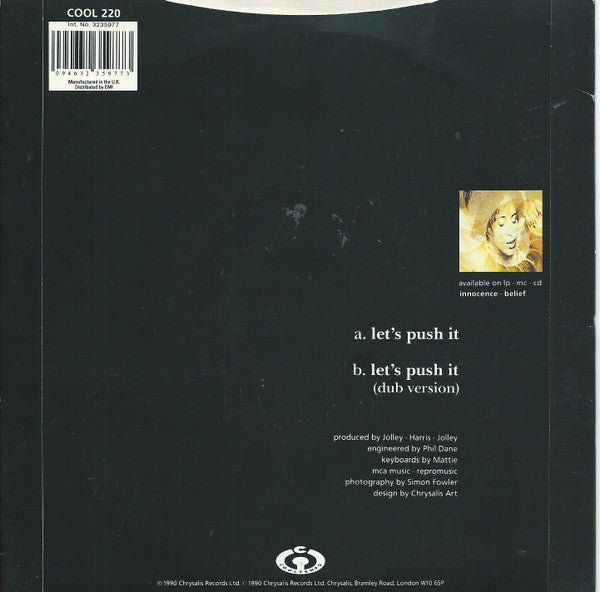 Innocence : Let's Push It (7", Single)