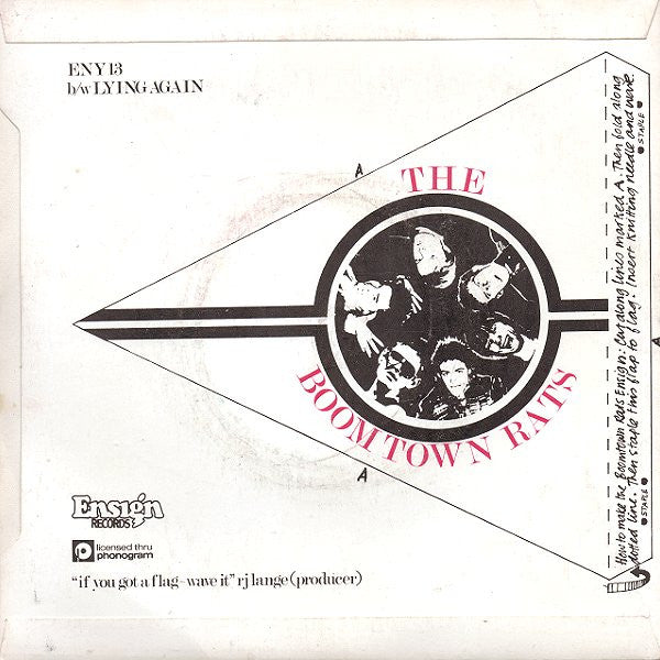 The Boomtown Rats : She's So Modern (7", Single)