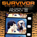 Survivor : Eye Of The Tiger (7", Single, Blu)