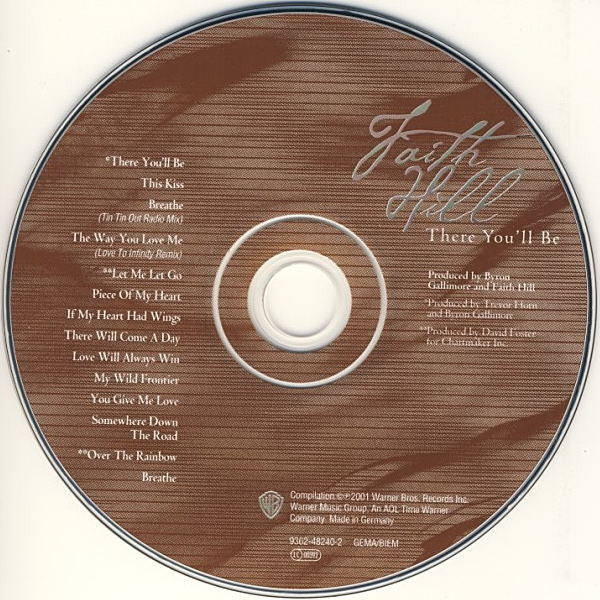 Faith Hill : There You'll Be (CD, Comp)