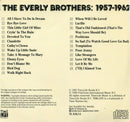 Everly Brothers : The Everly Brothers: 1957-1962 (CD, Comp, RM)