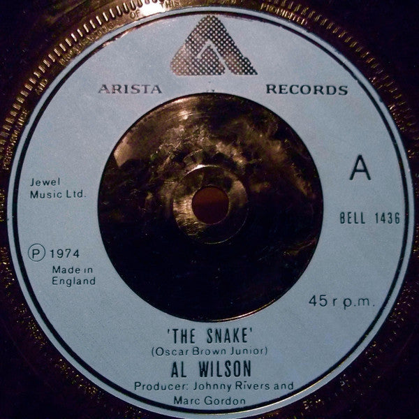Al Wilson : The Snake (7", Single, RE)