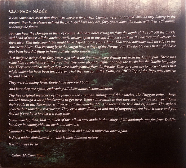 Clannad : Nádúr (CD, Album)