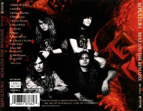 Sepultura : Beneath The Remains (CD, Album, RE, RM, Gol)