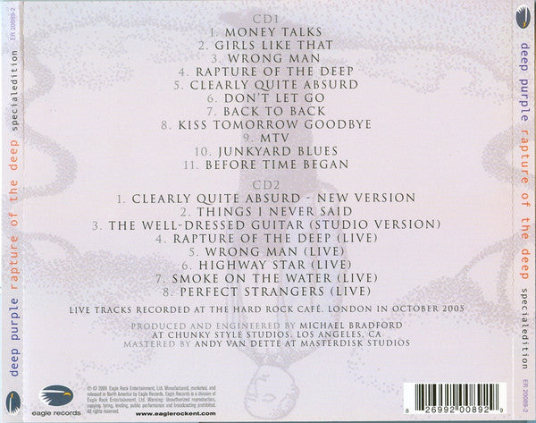 Deep Purple : Rapture Of The Deep (Special Edition ∙ 2CD) (2xCD, Album, S/Edition)