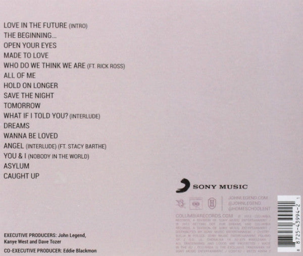 John Legend : Love In The Future  (CD, Album)
