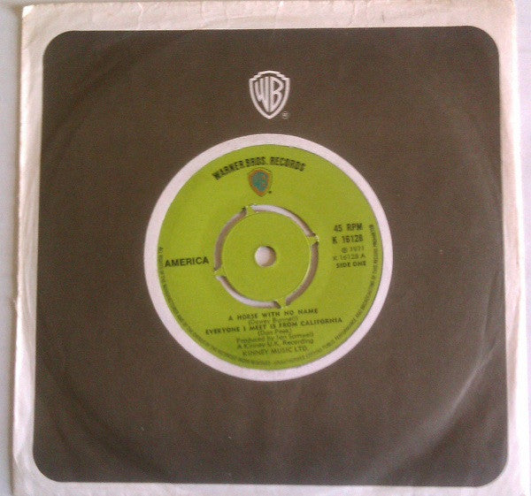 America (2) : A Horse With No Name (7", Pus)