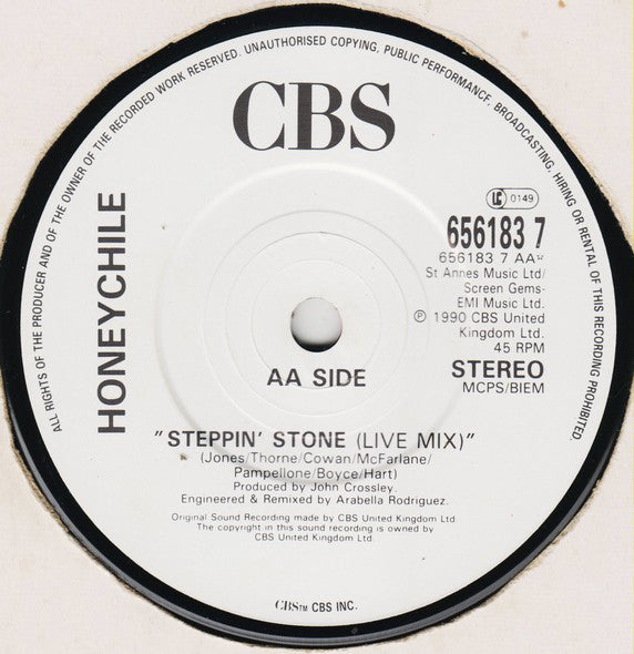 Honey Chile : Steppin' Stone (7", Single)