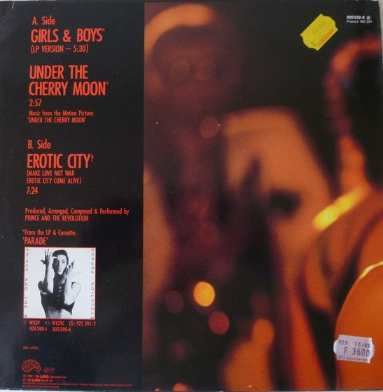 Prince And The Revolution : Girls & Boys (12", Maxi)