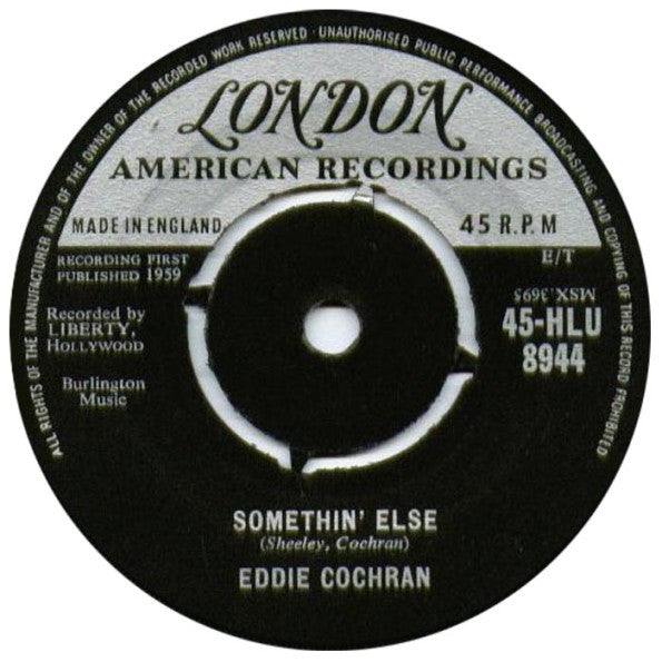 Eddie Cochran : Somethin' Else (7", Single, RP, 4 P)