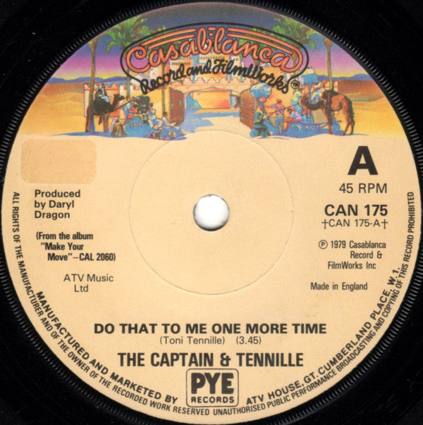 Captain And Tennille : Do That To Me One More Time (7", Single)