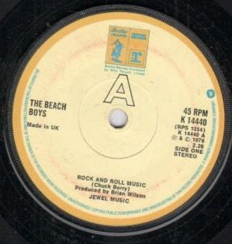 The Beach Boys : Rock And Roll Music (7", Single, Sol)