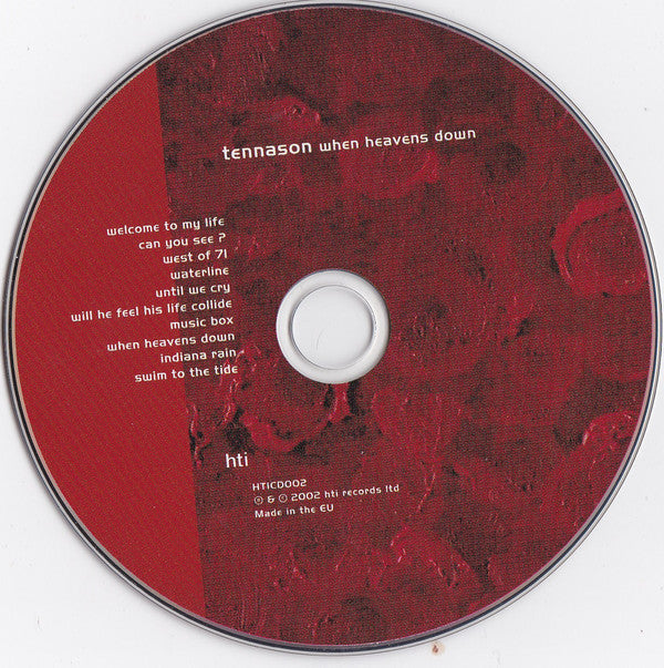 Tennason : When Heavens Down (CD, Album)