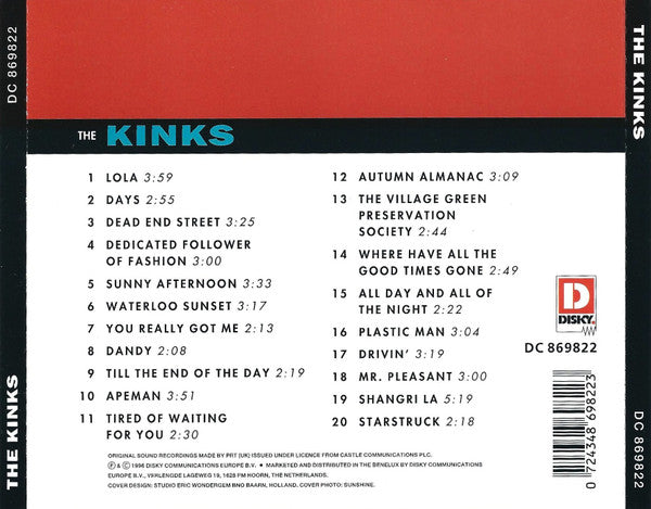 The Kinks : The Kinks (CD, Comp)