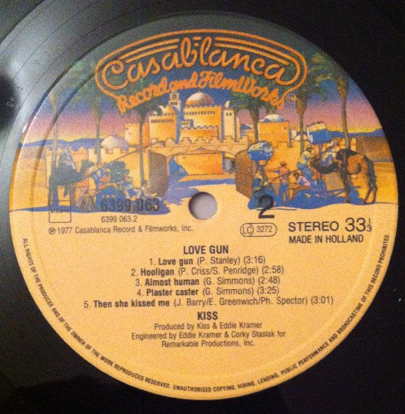 Kiss : Love Gun (LP, Album, RE)