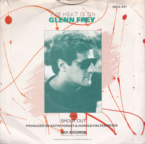 Glenn Frey : The Heat Is On (7", Single, Lyn)