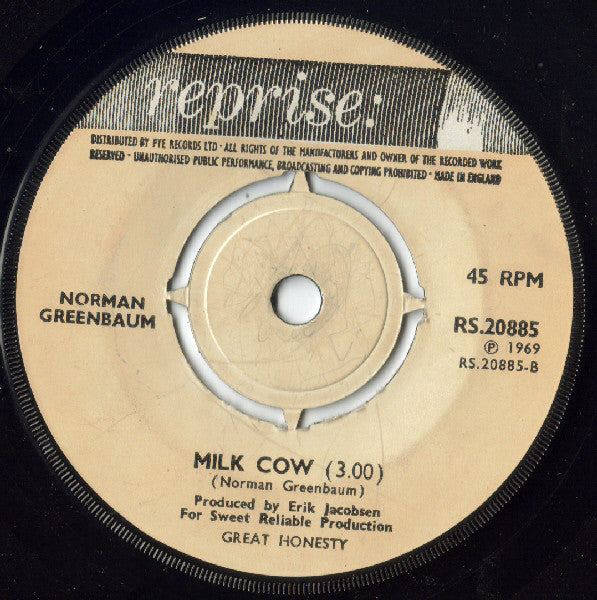 Norman Greenbaum : Spirit In The Sky (7", Single, Mono, Kno)