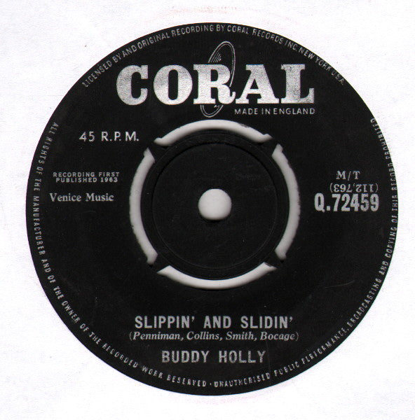 Buddy Holly : Brown Eyed Handsome Man (7", Single, RP)