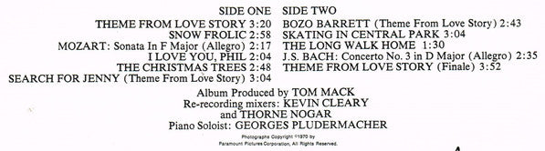 Francis Lai : Love Story - Music From The Original Soundtrack (LP, RP)