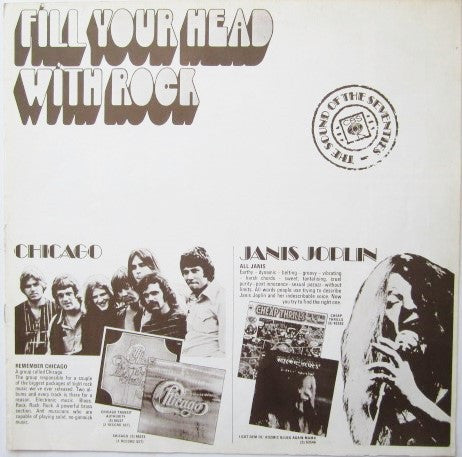 Various : Fill Your Head With Rock (2xLP, Smplr)