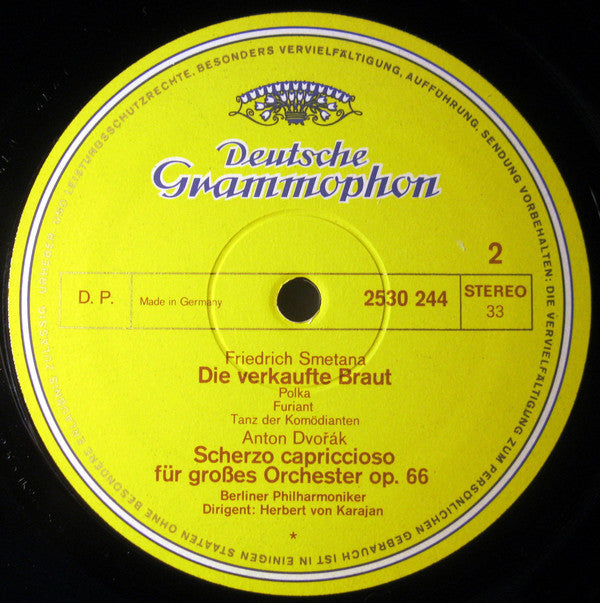 Herbert von Karajan, Carl Maria von Weber · Hector Berlioz · Franz Liszt · Bedřich Smetana · Antonín Dvořák, Berliner Philharmoniker : Aufforderung Zum Tanz = Invitation To The Dance (LP)