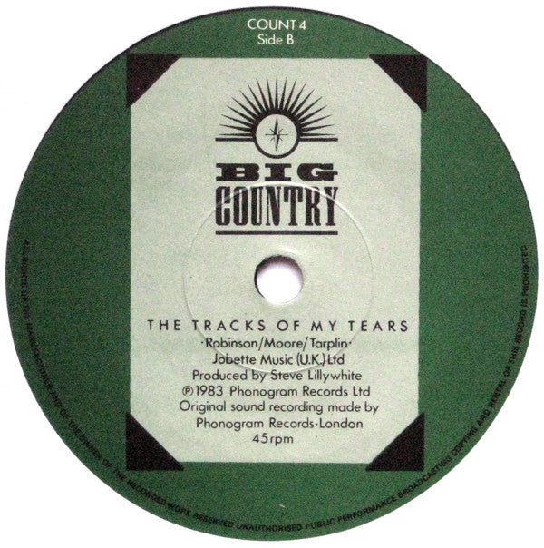 Big Country : Chance (7", Single, Pap)