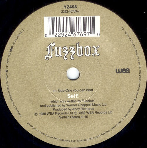 We've Got A Fuzzbox And We're Gonna Use It : Self! (7", Single)