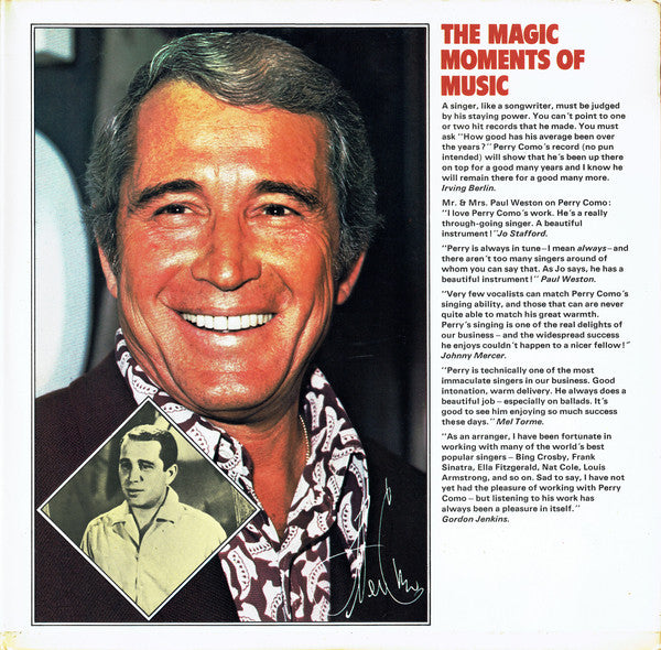 Perry Como : 40 Greatest (2xLP, Comp, Ltd)