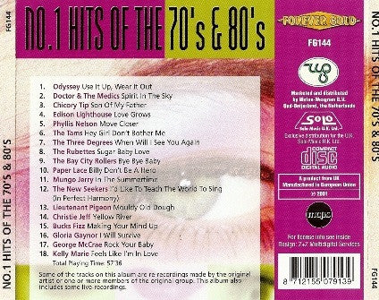 Various : No.1 Hits Of The 70's & 80's (CD, Comp)