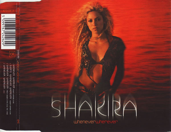 Shakira : Whenever Wherever (CD, Single, Enh)